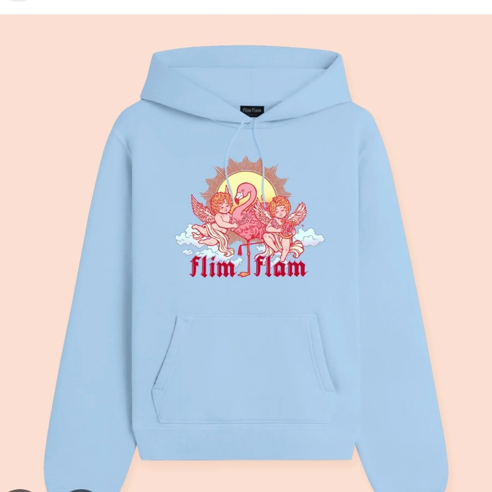 Flim Flam good cherub Light Blue Hoodie